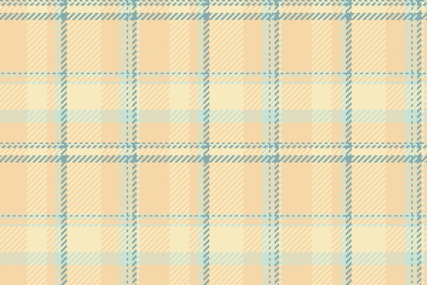 Classic plaid pattern with soft, pastel hues. Versatile background for textile design, packaging, and digital art. Evokes warmth, comfort and traditional charm. vector