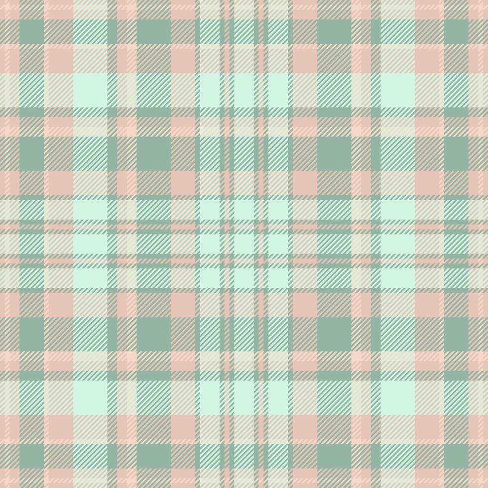 Pastel plaid pattern. Subtle, soft color scheme ideal for textile design, website backgrounds, or crafting projects. Evokes feelings of calmness and serenity. Perfect for spring or summer themes. vector