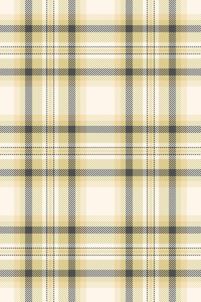 Elegant cream and beige plaid pattern. Subtle texture and neutral tones create a sophisticated, versatile design perfect for fashion, home decor, or website backgrounds. vector
