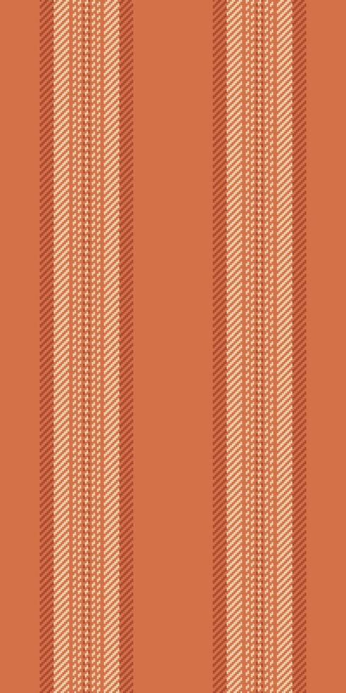 Lulti seamless textile fabric, part vertical texture. Fuxurious stripe pattern lines background in orange and light colors. vector