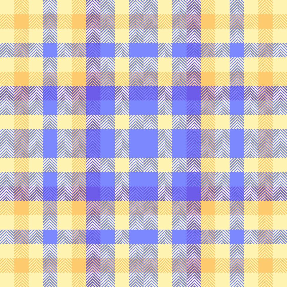 Vibrant pastel yellow and blue plaid pattern. Perfect for textile design, website backgrounds, or springsummer themed projects. vector