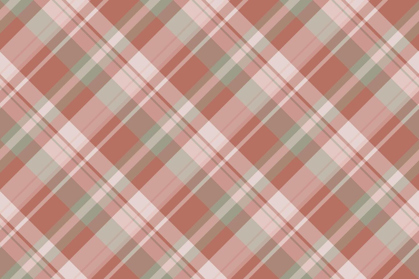 Online tartan texture textile, halftone background fabric. Perfection pattern plaid seamless check in light and red colors. vector