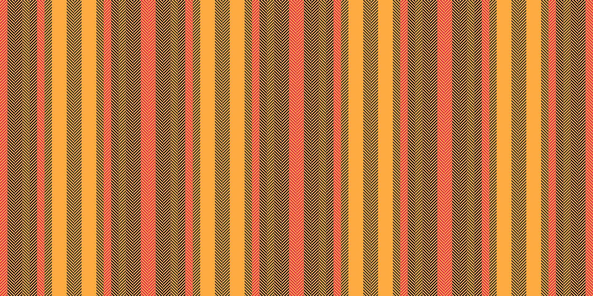 1960s fabric texture lines, square pattern stripe seamless. Italian background textile vertical in orange and grey colors. vector