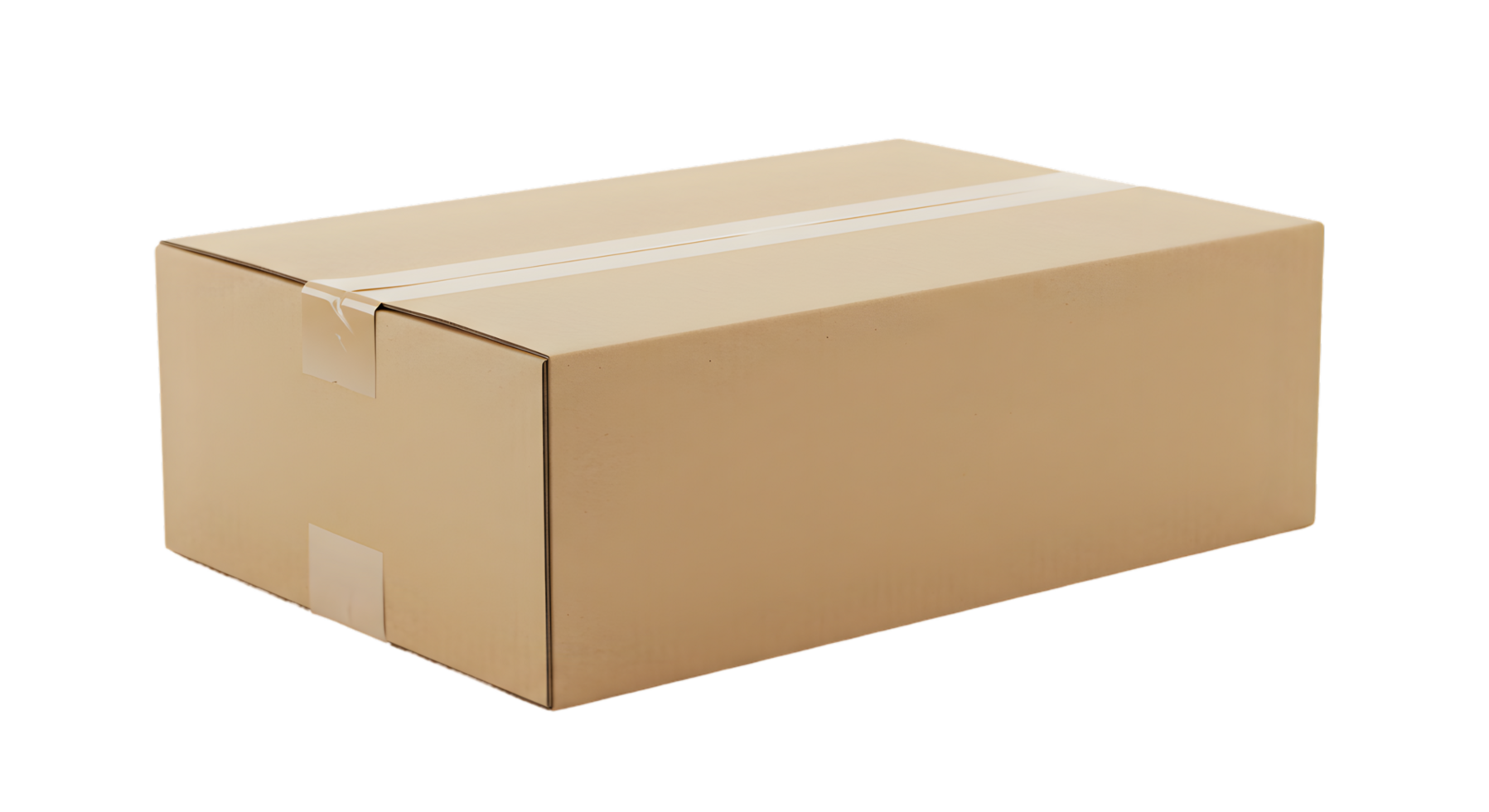 A Cardboard Box Ready for Shipping Delivery Package Transportation png