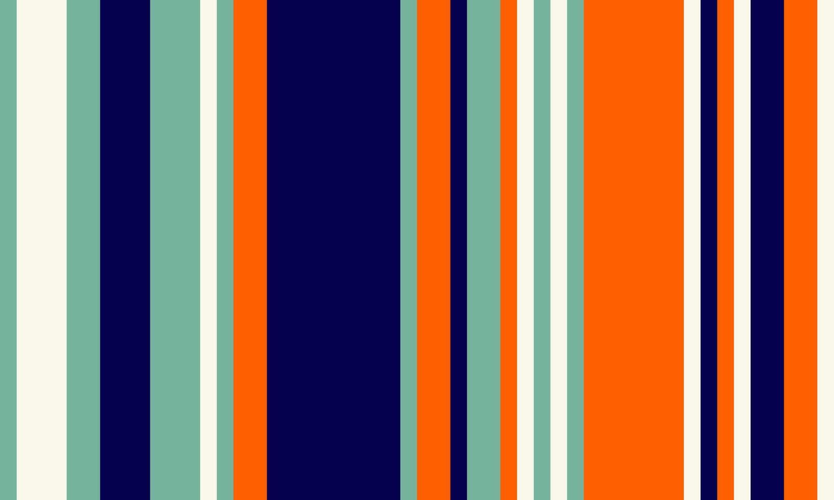 Vibrant vertical stripes in navy, orange, and teal create a bold, modern design. Perfect for backgrounds, website banners, or textile patterns, this image evokes energy and style. vector