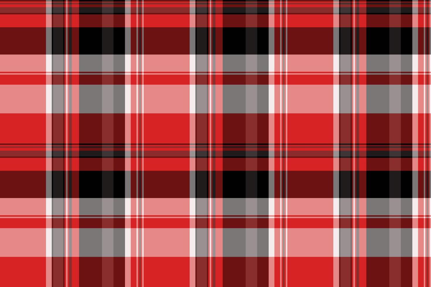 Domestic textile seamless, deco pattern fabric background. Track check tartan texture plaid in red and royal maroon colors. vector