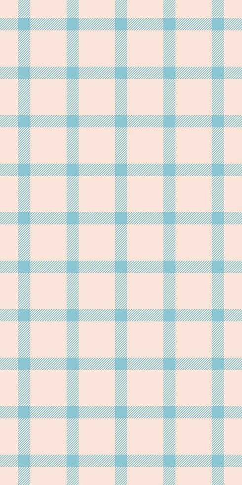 Pastel blue and peach gingham pattern. Perfect for backgrounds, textiles, packaging, and websites. Subtle, elegant, and versatile design offers a fresh, modern feel. vector