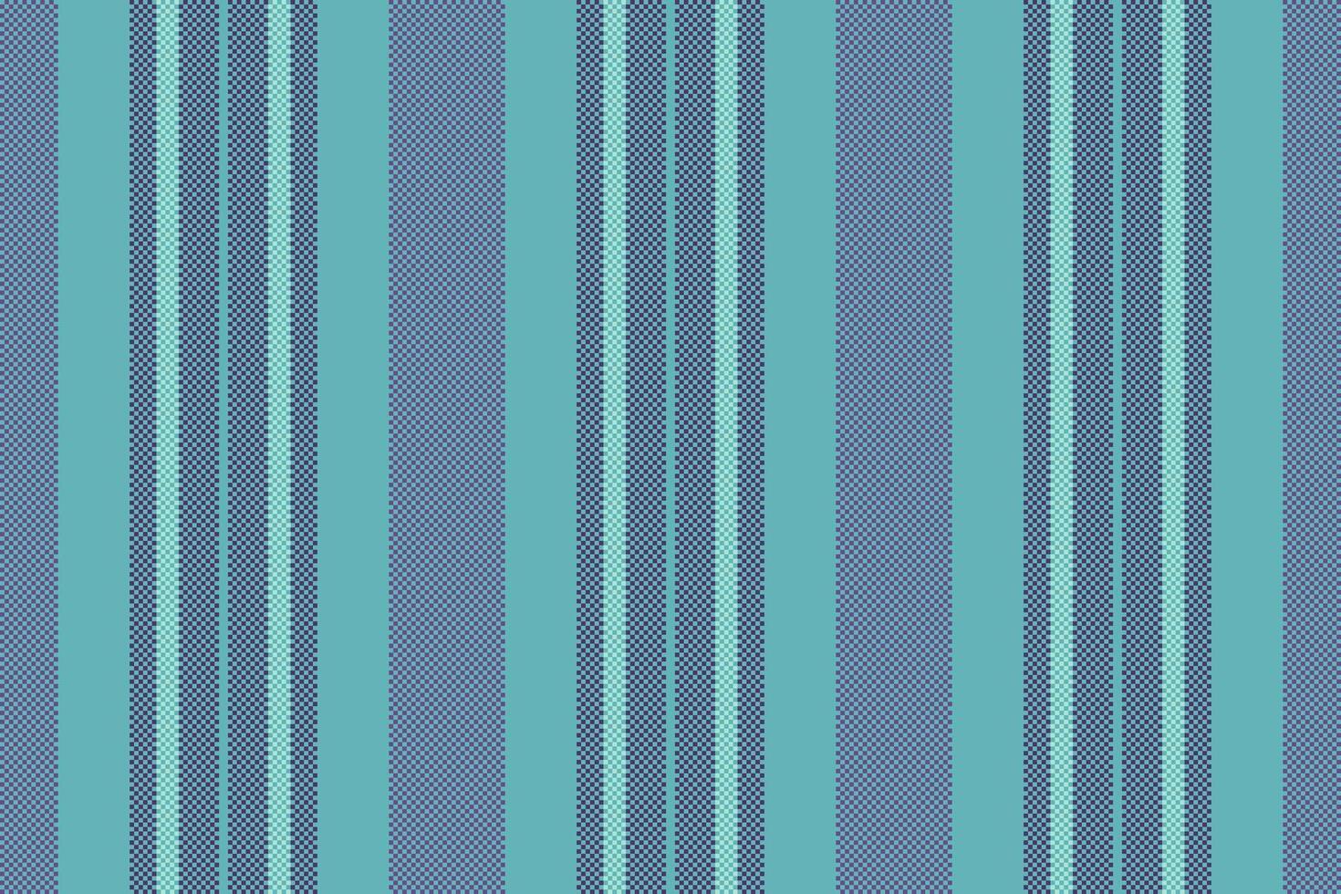 Harvest lines stripe, velvet pattern texture background. Image seamless vertical fabric textile in pastel teal and violet colors. vector