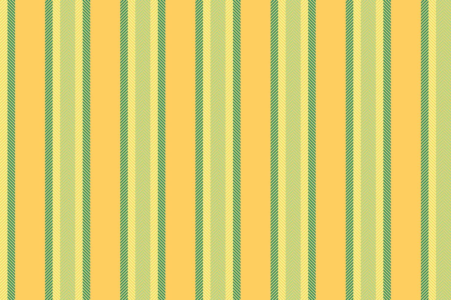 40s textile vertical, hunter stripe texture pattern. Pastel background lines seamless fabric in amber and teal colors. vector