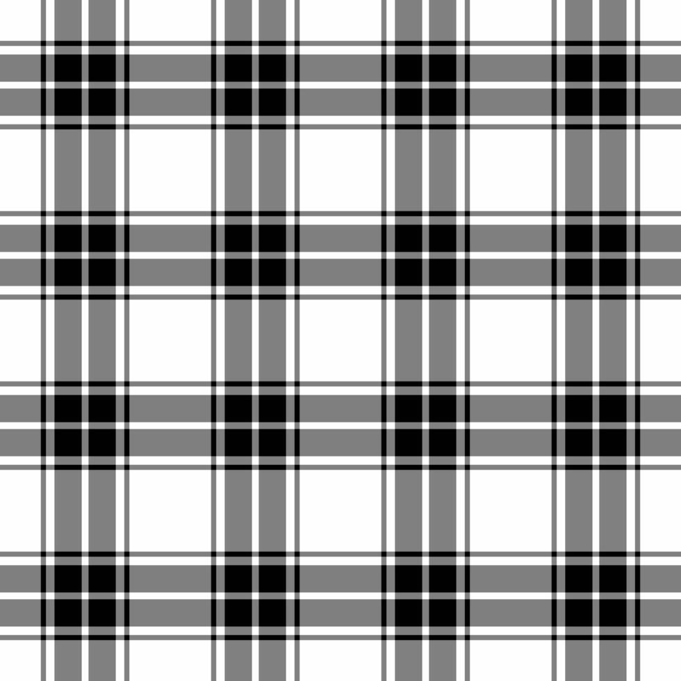 Front tartan fabric, majestic check pattern background. Fade texture textile seamless plaid in gray and white colors. vector