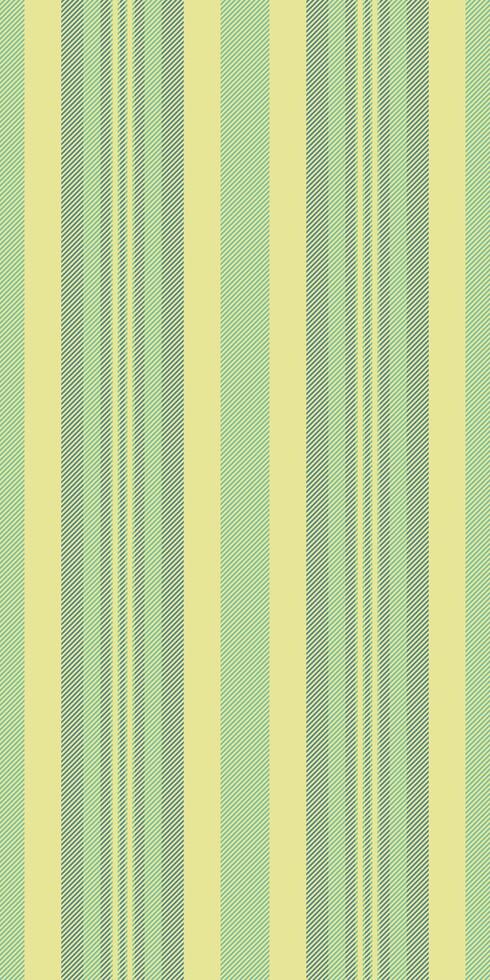 Plow textile lines , large stripe vertical texture. Ttriped background pattern seamless fabric in yellow and mint colors. vector
