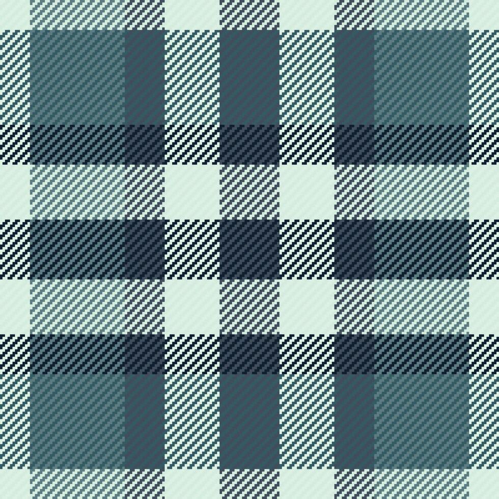 Elegant teal and mint green plaid pattern. Perfect for textile design, website backgrounds, or stationery. Subtle texture adds depth sophistication. Evokes feelings of calm tranquility. vector