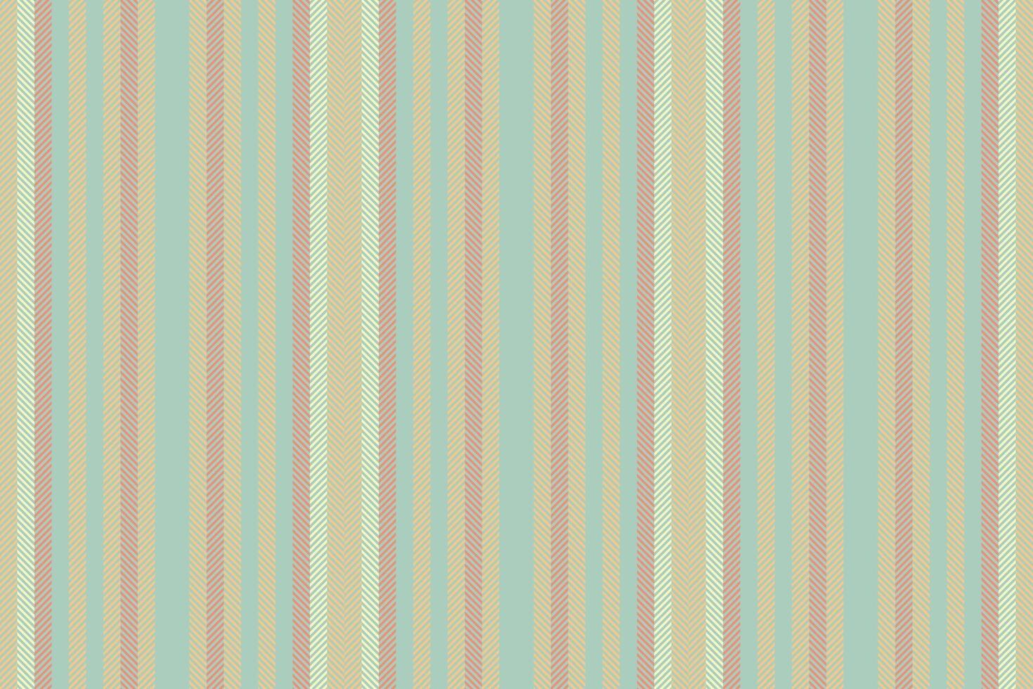 Santasy stripe fabric background, simple lines pattern. Lixties texture textile vertical seamless in light and orange colors. vector