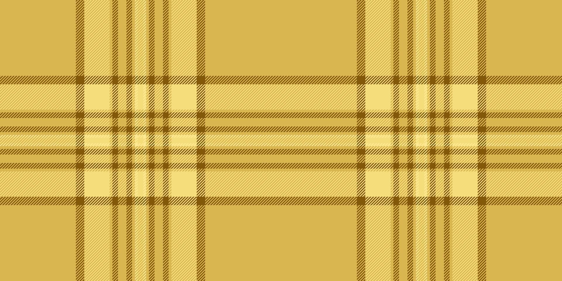 Elegant gold and brown plaid pattern. Perfect for textile design, fashion, and website backgrounds. Subtle texture and muted tones create a sophisticated, calming aesthetic. vector