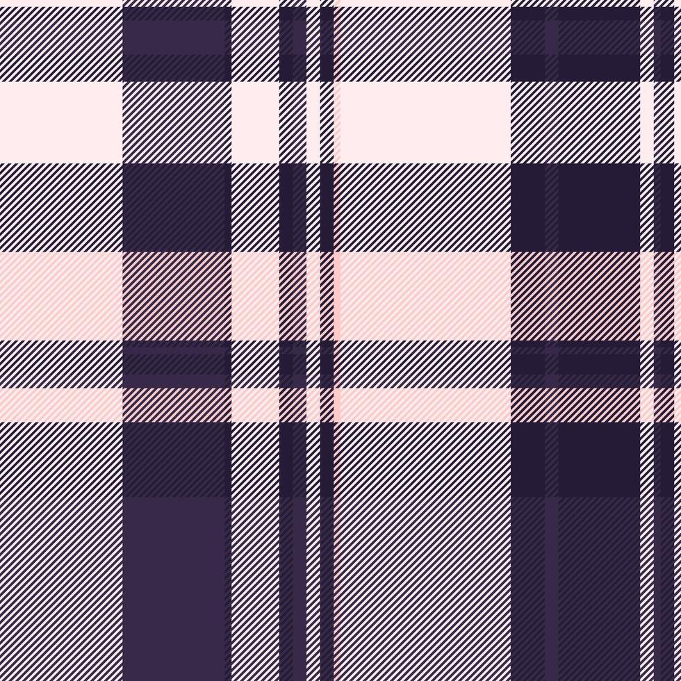 Elegant pink and purple plaid pattern. Perfect for textile design, fashion, or website backgrounds. Subtle texture and soft color palette evoke a feeling of warmth and sophistication. vector