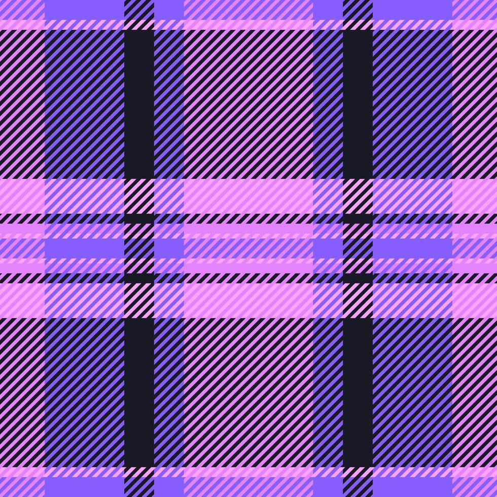 Vibrant purple and pink plaid pattern. Perfect for textile design, fashion, websites, or branding projects. vector