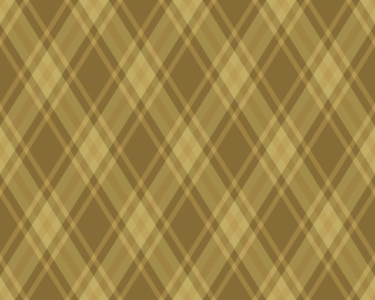 Elegant diagonal plaid pattern in muted gold and brown tones. Perfect for autumnal designs, textile prints, or website backgrounds. Creates a sophisticated and timeless aesthetic. vector