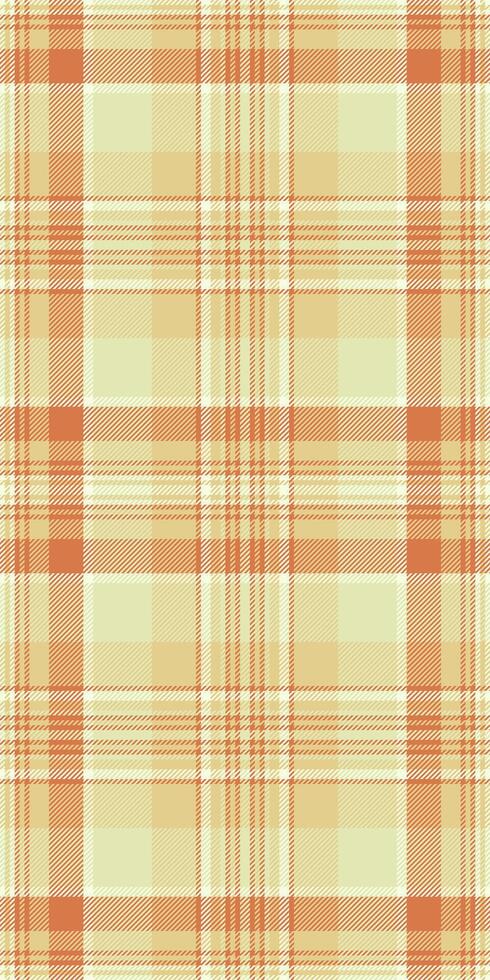 Business textile fabric seamless, curtain check pattern tartan. Kingdom plaid background texture in light and amber colors. vector