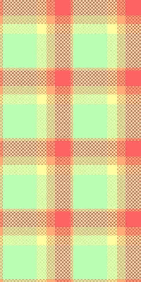 Messy pattern tartan texture, regular background textile plaid. Long fabric seamless check in light and red colors. vector