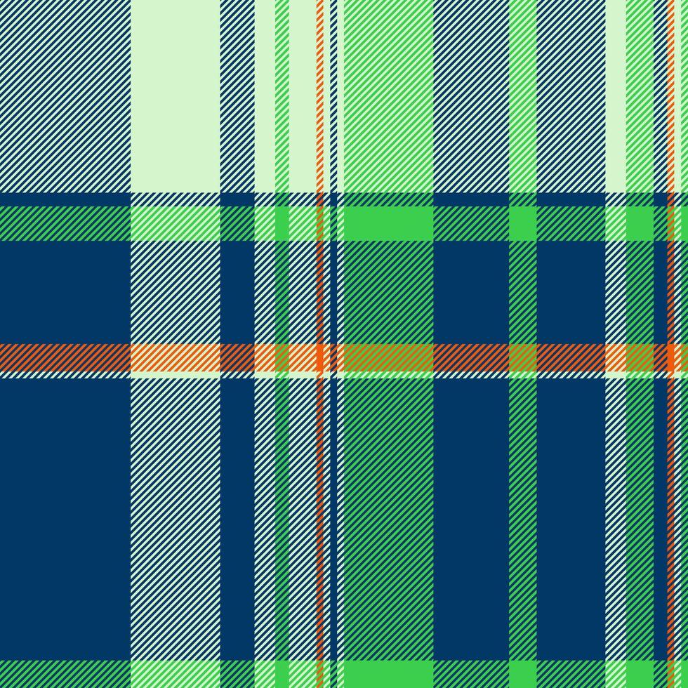 Vibrant green and navy plaid pattern. Perfect for textile design, fashion, and website backgrounds. This cheerful, textured image evokes feelings of freshness and style. vector