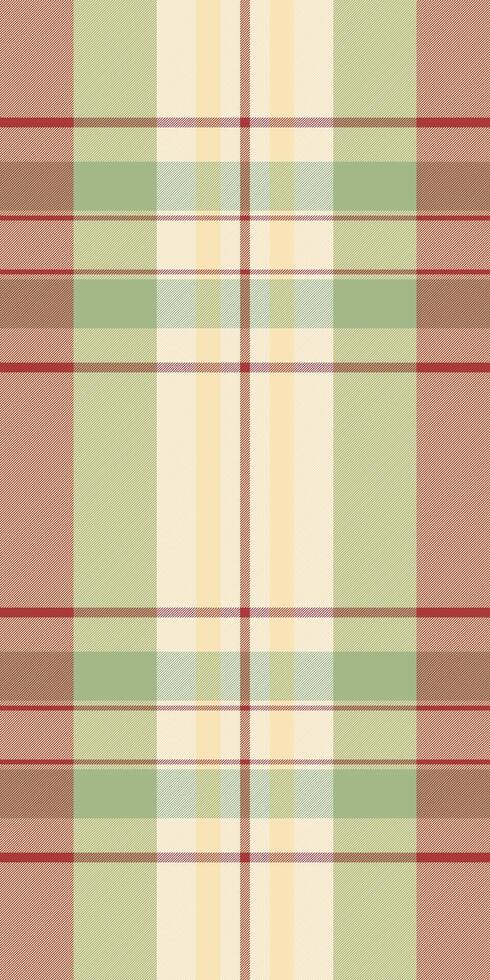 Elegant pastel plaid pattern. Perfect for textile designs, backgrounds, or website elements. Soft, calming colors evoke feelings of comfort and serenity. Versatile style ideal for various projects. vector
