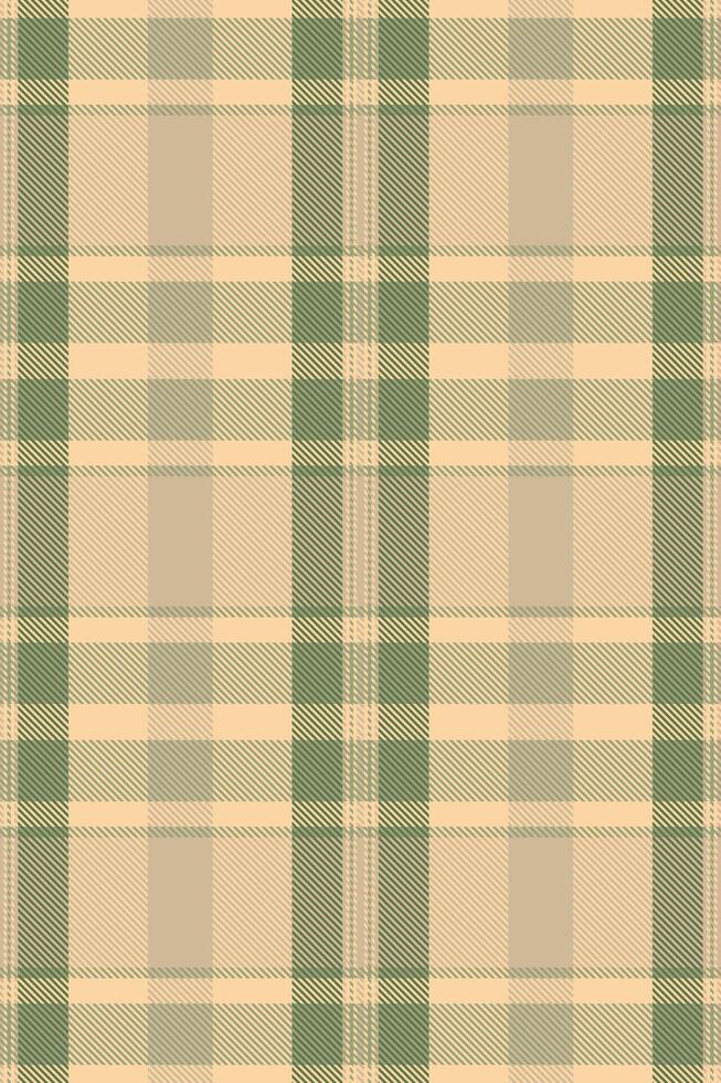 Commercial textile plaid, skill seamless fabric texture. New year tartan background check pattern in orange and light colors. vector
