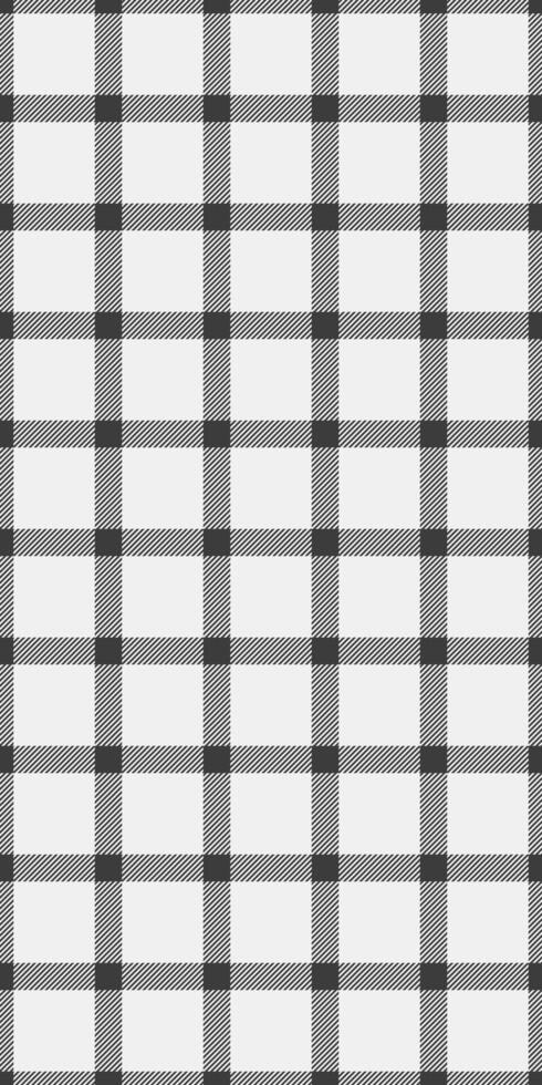 Hounds pattern plaid textile, couch fabric check. Backdrop tartan background seamless texture in grey and white colors. vector