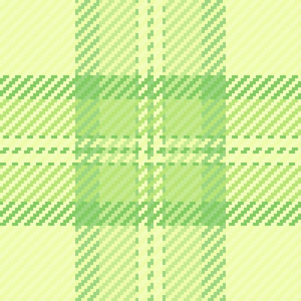 Serene pastel green plaid pattern. Ideal for textile design, wallpaper, packaging, or website backgrounds. Evokes freshness, spring, and natural calmness. vector