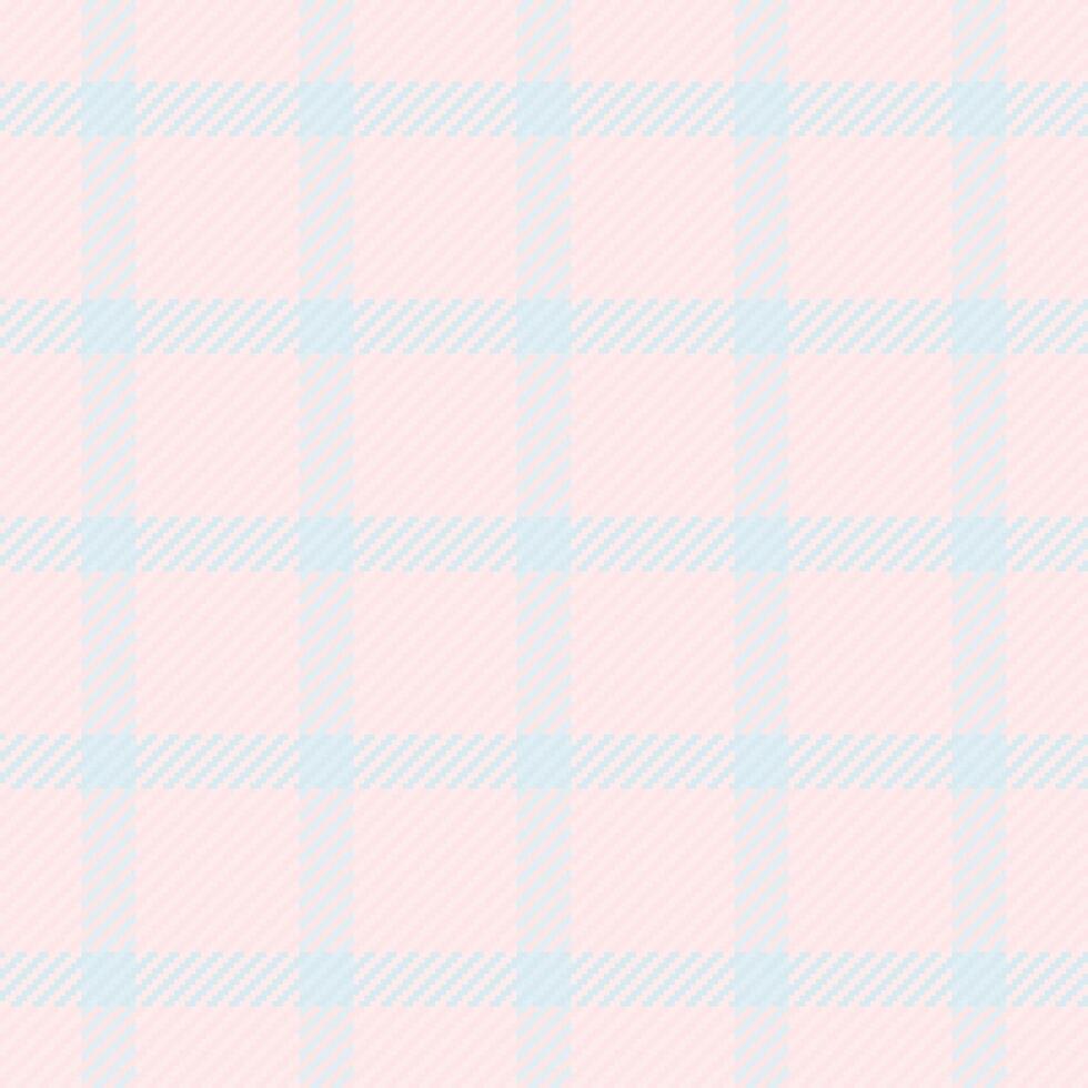Delicate pastel pink and light blue plaid pattern. Perfect for backgrounds, textiles, or stationery design. This soft, subtle texture evokes feelings of calm and gentleness. vector
