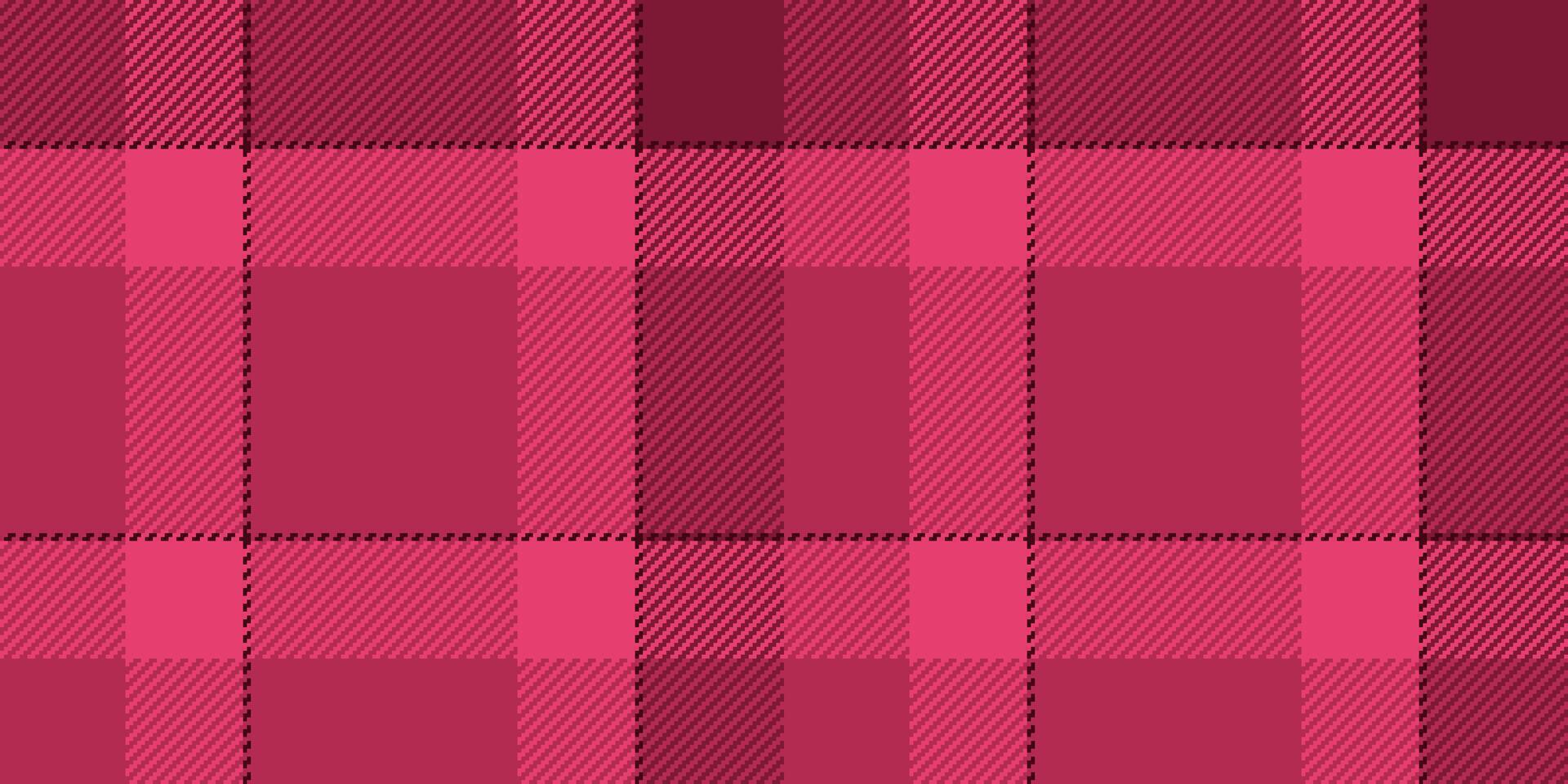 Elegant pink and maroon plaid pattern. Perfect for textile design, fashion, apparel, or website backgrounds. This subtle yet stylish texture adds a touch of sophistication and warmth to any project. vector