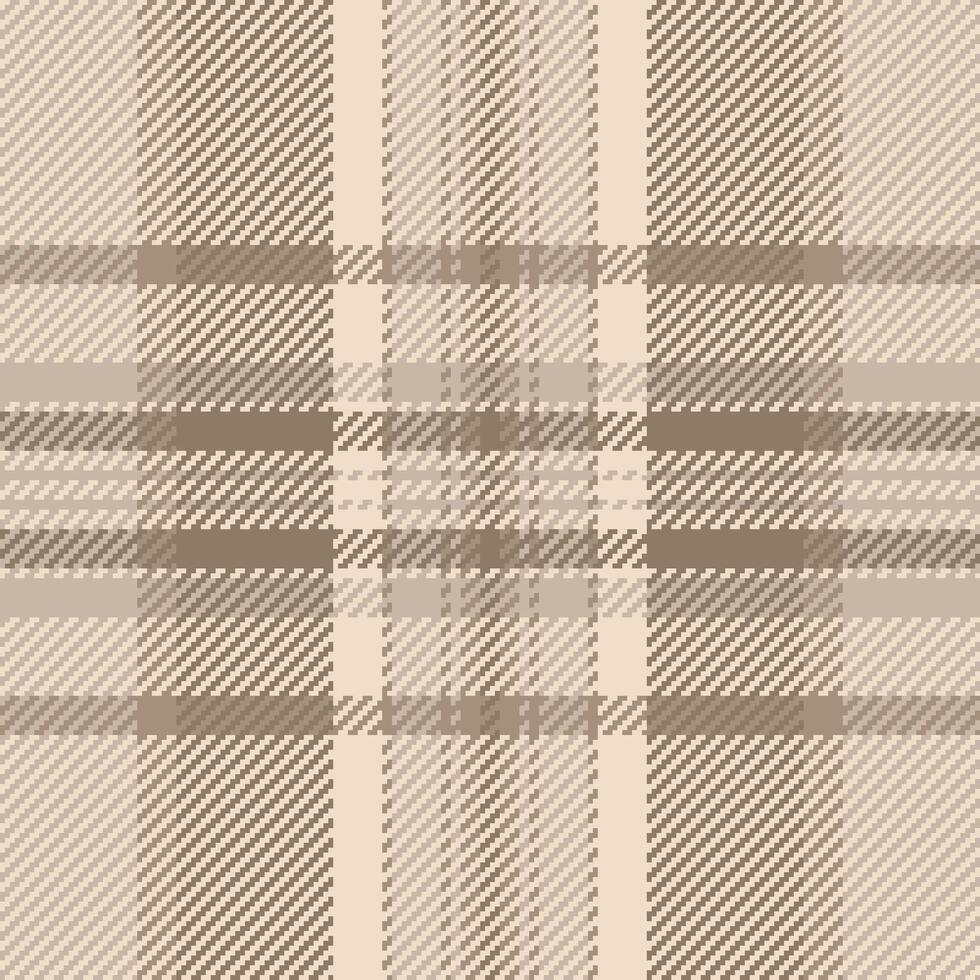 Elegant neutraltoned plaid pattern. Subtle texture and soft color palette evoke feelings of warmth and sophistication. Perfect for textile designs, website backgrounds, or stationery. vector