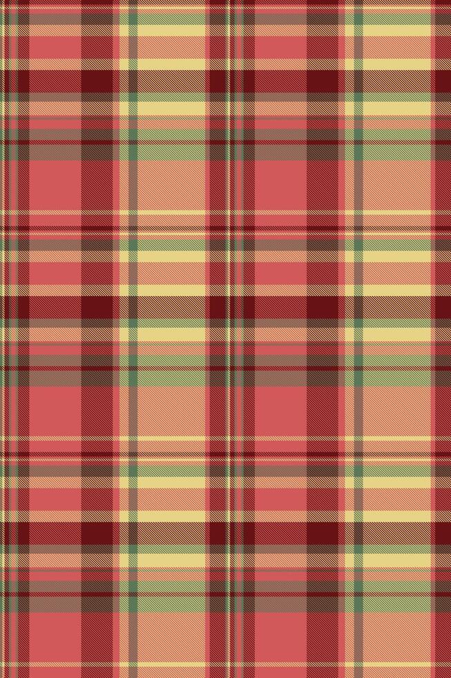 Elegant warmtoned plaid pattern, perfect for autumnal designs. vector