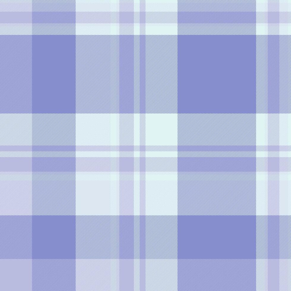 Soft pastel plaid pattern in calming blue and white hues. Perfect for textile design, backgrounds, or website elements. Evokes a sense of serenity and understated elegance. vector