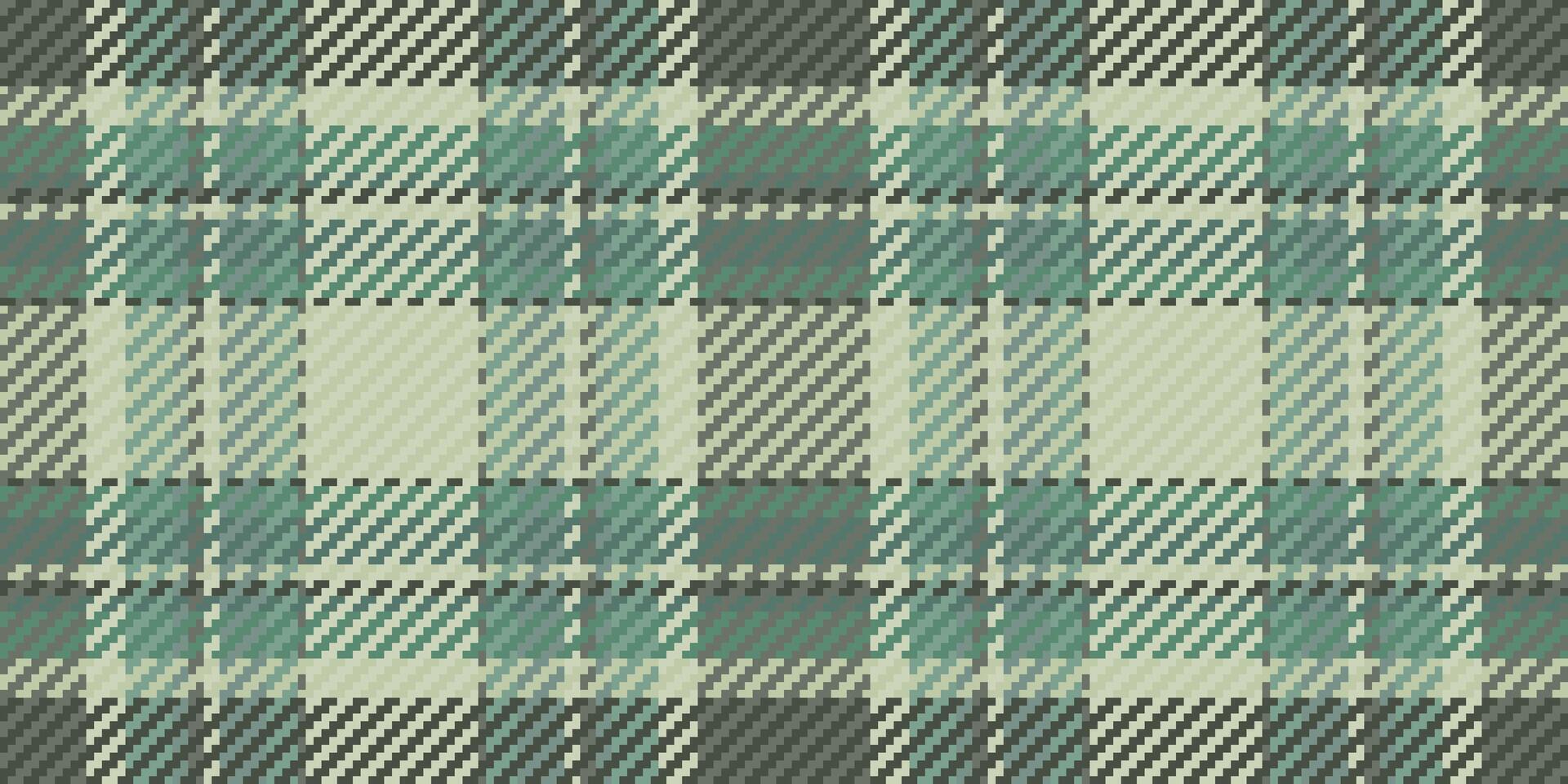 Subtle sage green and beige plaid pattern. Perfect for textile design, website backgrounds, or fashion projects. Evokes a feeling of calm and sophistication. Versatile and timeless design. vector