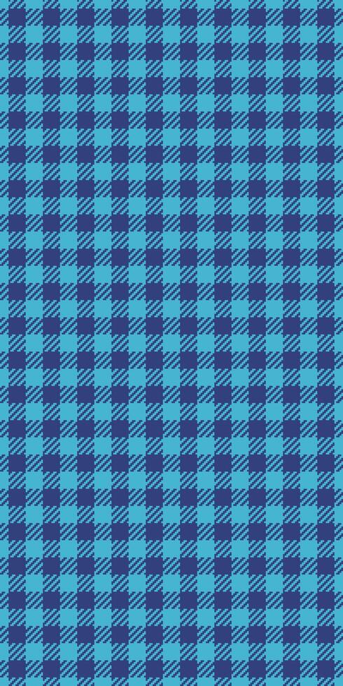 Vibrant teal and navy blue gingham pattern. Perfect for backgrounds, textiles, or website design. Clean, simple, and versatile check design evokes feelings of freshness and style. vector