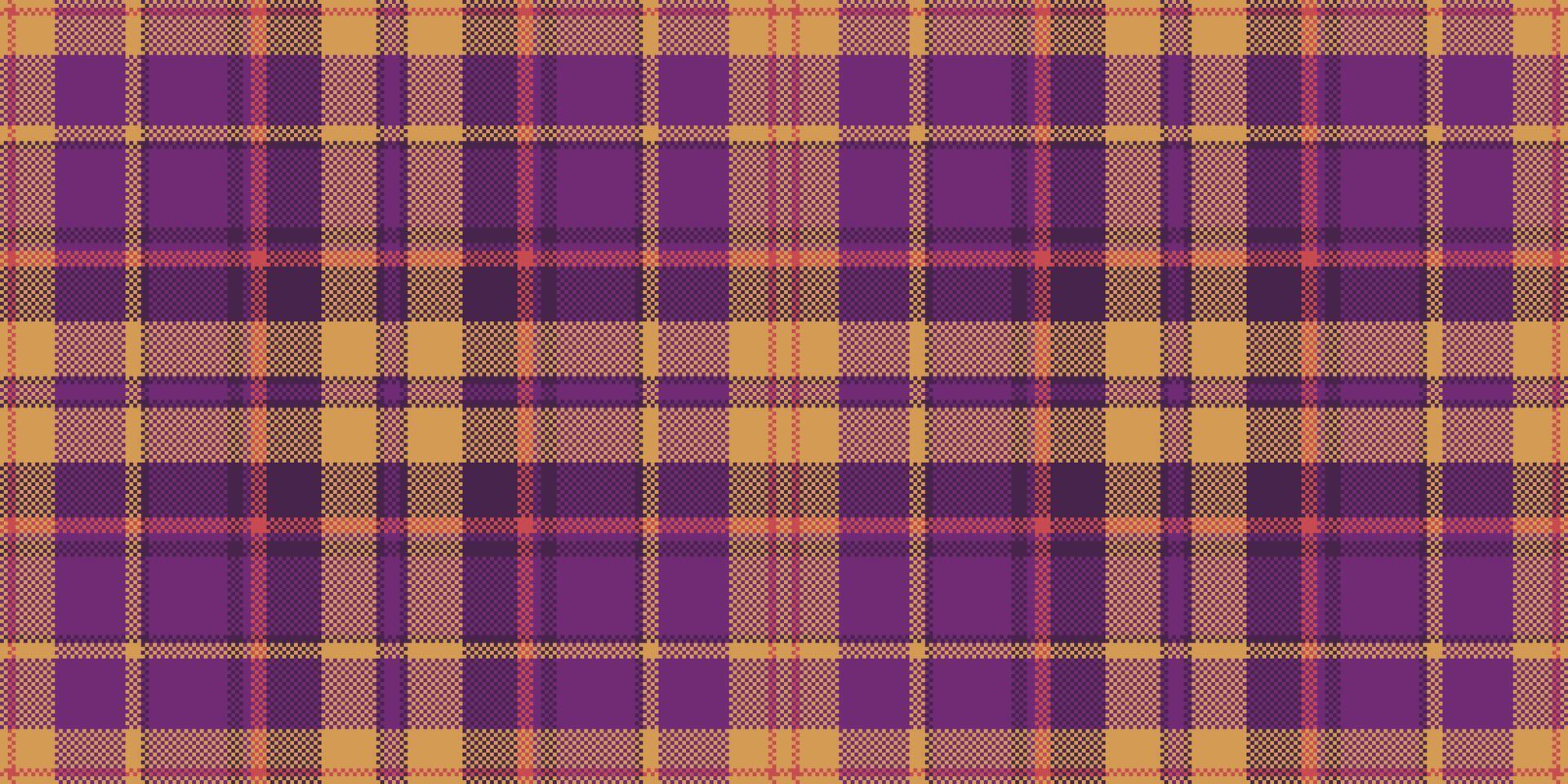 Rich plaid pattern of interwoven lines. Texture and color combine, evoking comfort and tradition. Ideal for backgrounds, textiles, and graphic design projects. vector