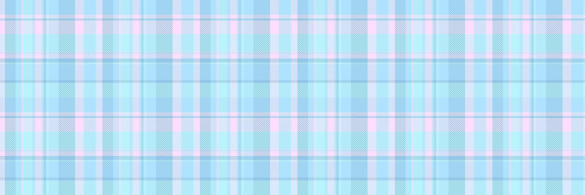 Soft pastel blue and pink plaid pattern. Ideal for backgrounds, textiles, and feminine designs. Subtle texture and calming colors evoke feelings of serenity and gentleness. vector