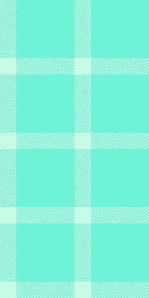 Brand fabric seamless background, front textile plaid pattern. Scrapbook tartan check texture in teal and light colors. vector