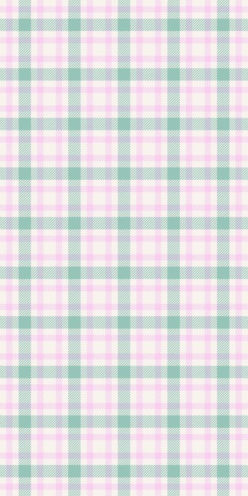 Pretty pastel pink and teal plaid pattern. Perfect for textile design, fashion, scrapbooking, or website backgrounds. This delicate and charming design evokes feelings of sweetness and femininity. vector