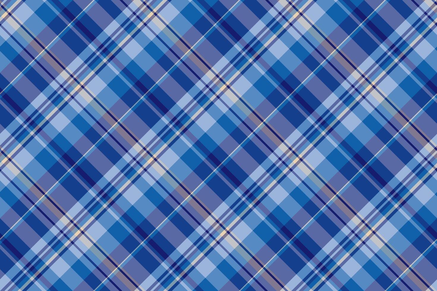 Beautiful background tartan pattern, retro fabric seamless. Row texture check plaid textile in blue and pastel colors. vector