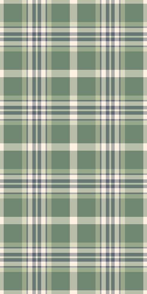 Subtle sage green and cream plaid pattern. Perfect for textile design, website backgrounds, or stationery. Evokes feelings of tranquility and natural elegance. vector