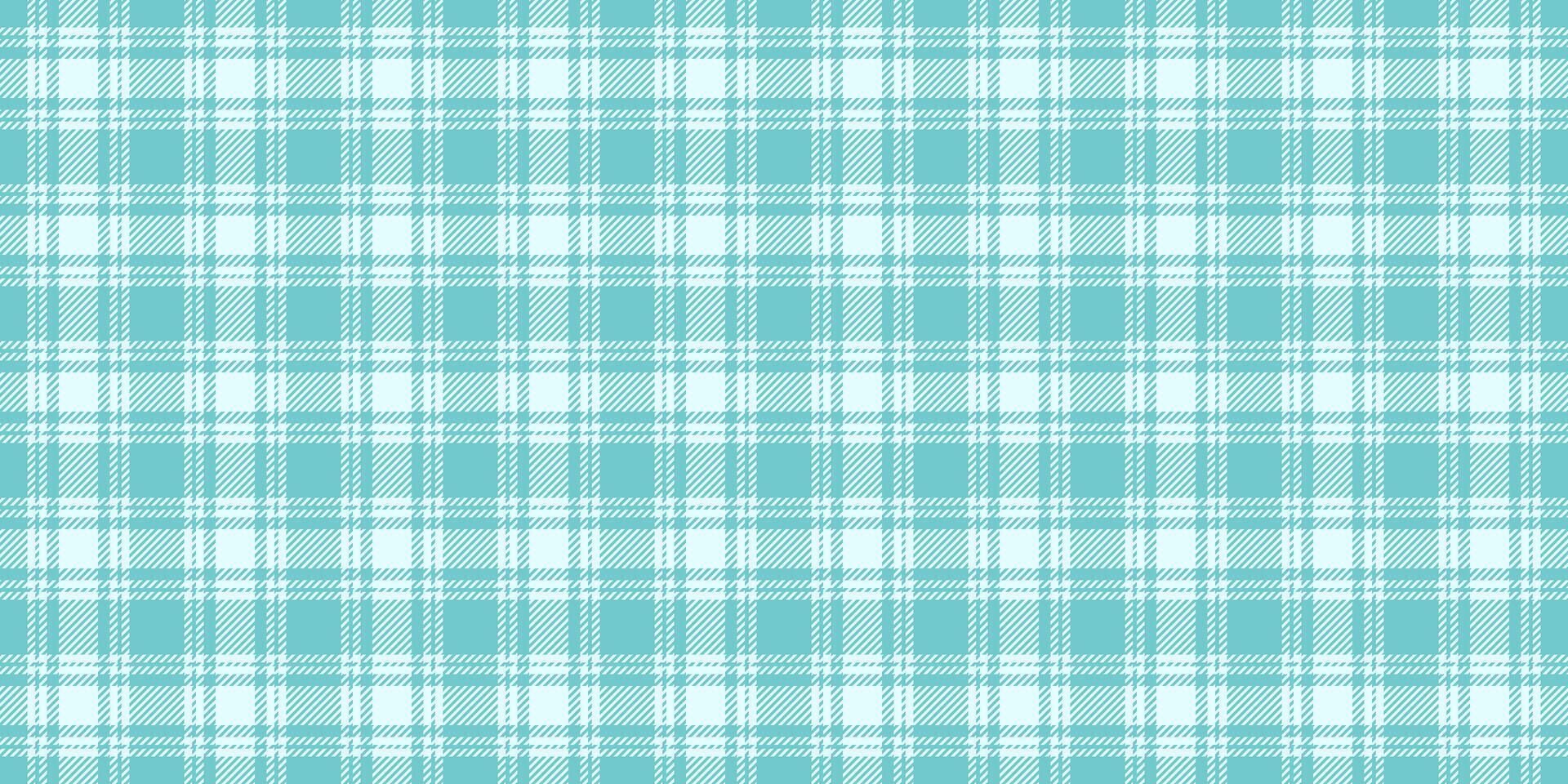 Serene aqua and white plaid pattern. Perfect for textile designs, website backgrounds, or crafting projects. This clean, minimalist design evokes feelings of calmness and simplicity. vector
