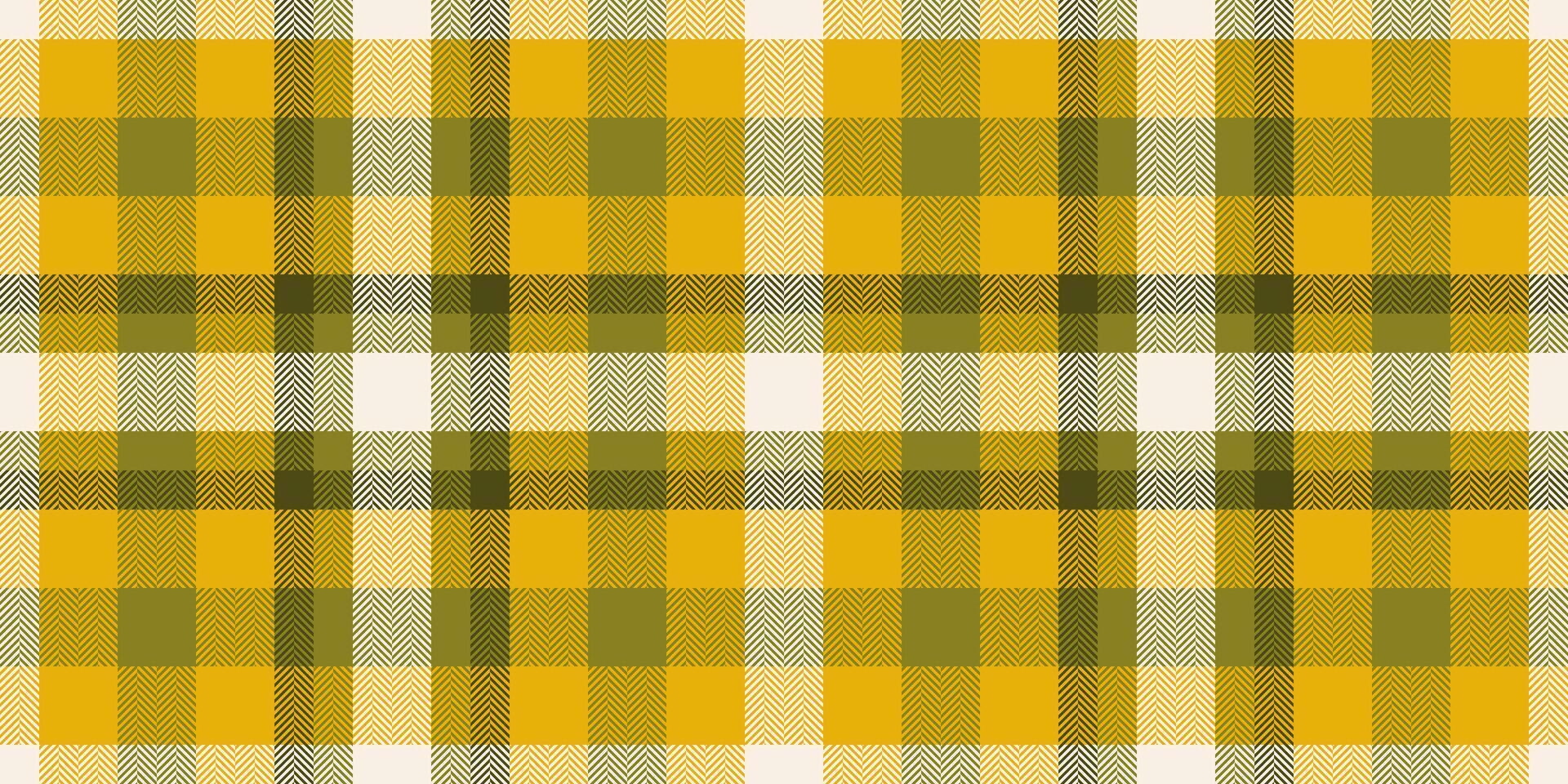 Vibrant yellow and olive green plaid pattern. Perfect for textile design, fashion, website backgrounds, or autumnal themed projects. vector