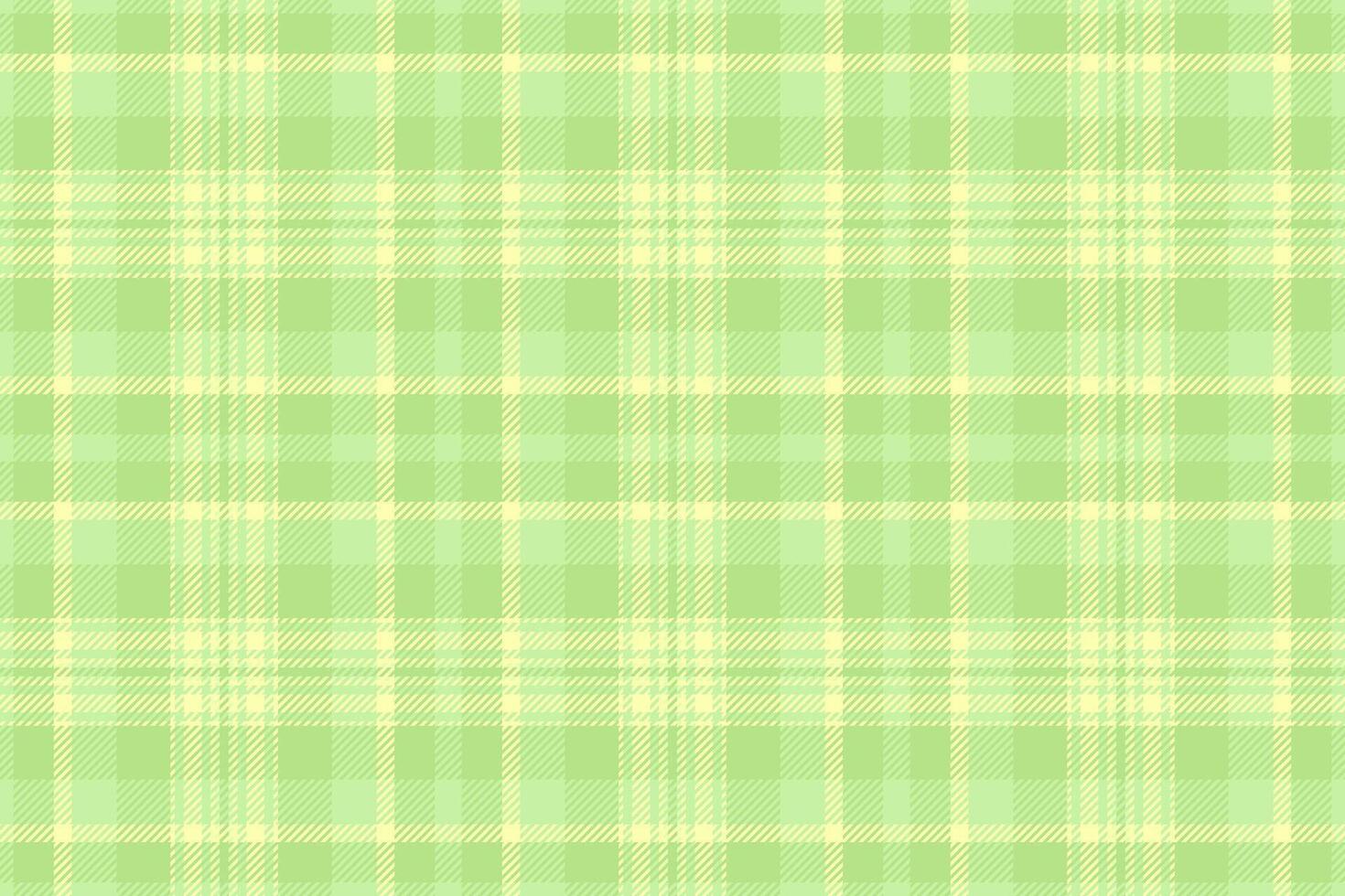 Gentle green plaid pattern. Seamless texture for fabric design, backgrounds, or springtime themes. Calming, fresh, and versatile for various design applications. vector