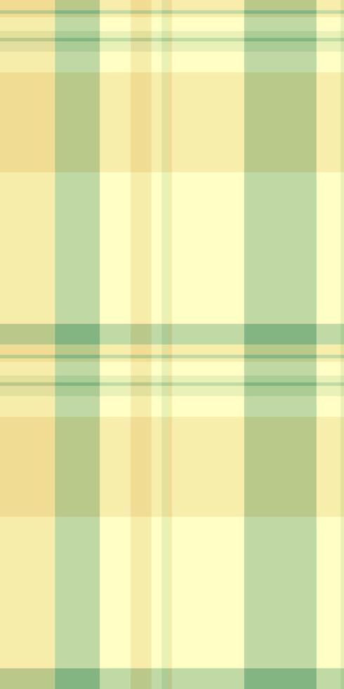 Exotic texture pattern, shape plaid check fabric. Sofa background tartan textile seamless in light and yellow colors. vector