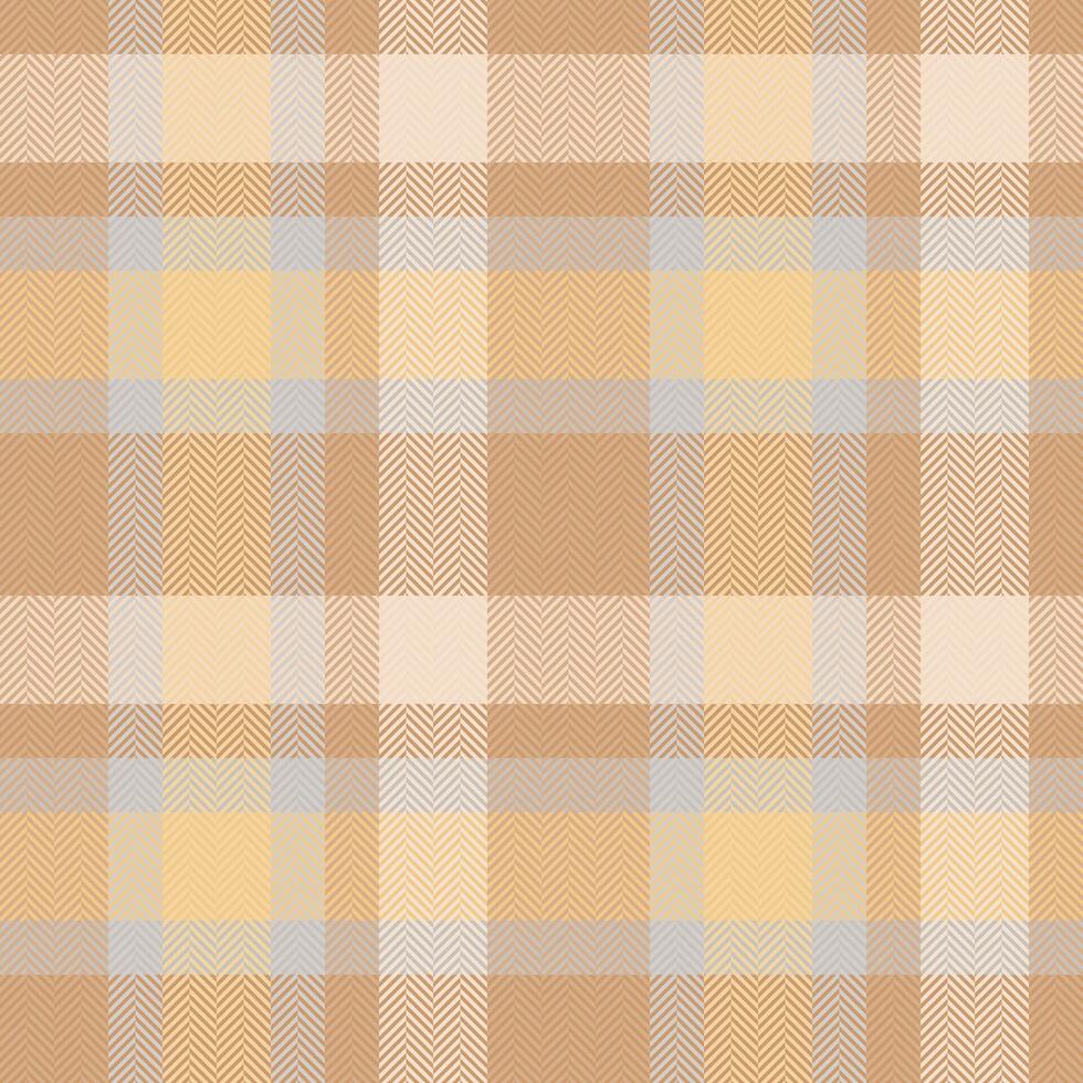 Elegant herringbone plaid pattern in soft, neutral tones. Perfect for textile design, website backgrounds, or packaging. This seamless texture evokes feelings of warmth, comfort, and sophistication. vector