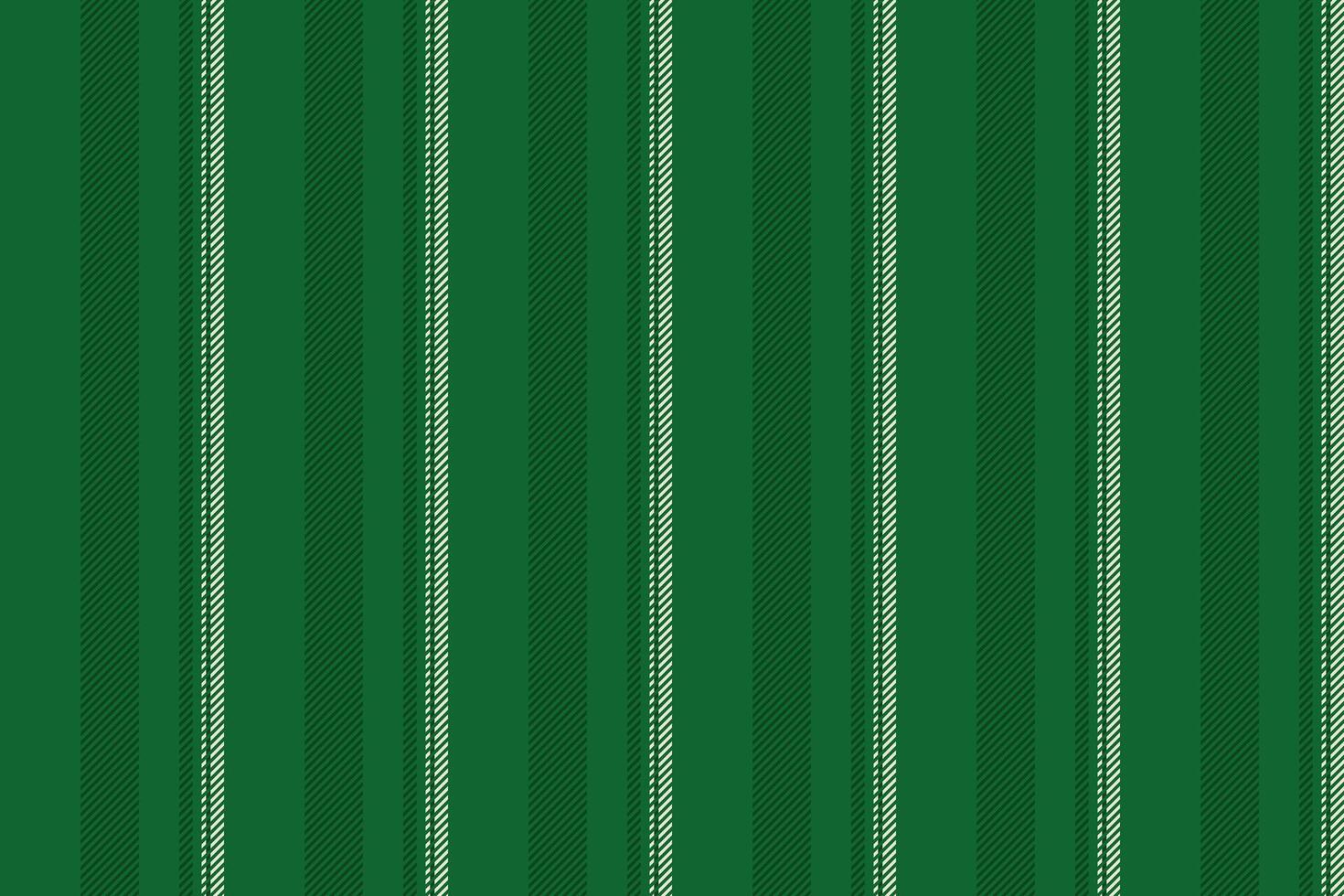 Romance seamless texture lines, fashioned vertical textile. Vibrant pattern background stripe fabric in green and dark colors. vector