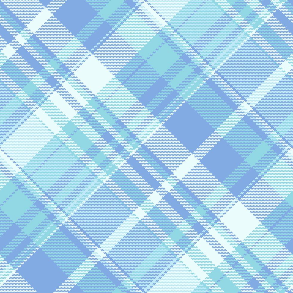 Classic plaid pattern with a modern touch. Cool blues and soft lines create a versatile design ideal for backgrounds, textiles, and winter themes. vector