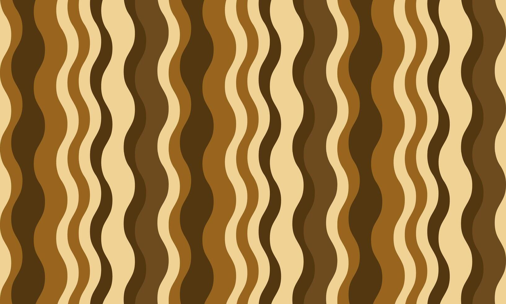 Abstract wavy stripes in warm earth tones create a visually appealing, retroinspired pattern. Perfect for backgrounds, textiles, or website design, this image evokes feelings of warmth and nostalgia. vector