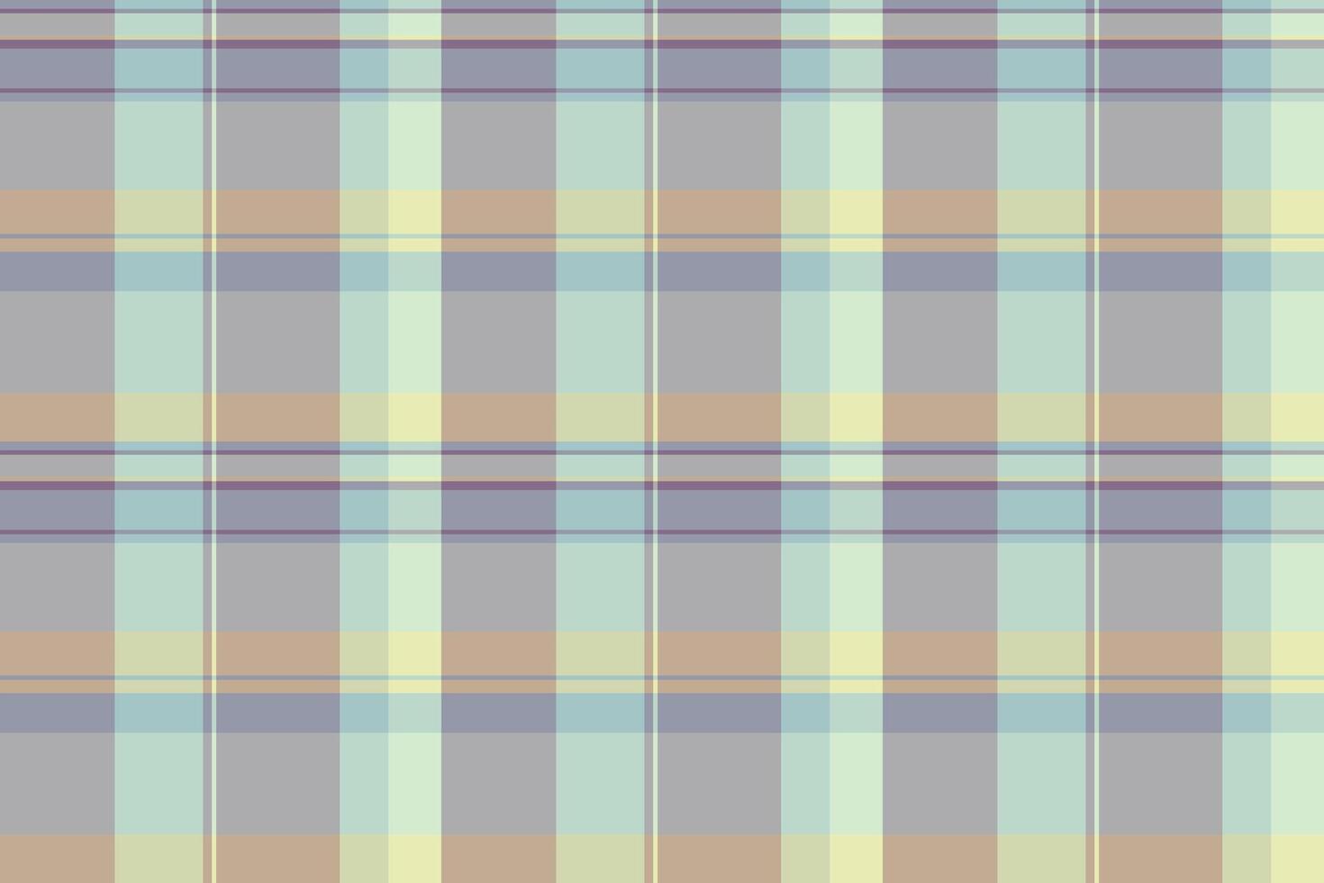 Festive pattern background texture, daisy tartan fabric check. Scenery textile seamless plaid in pastel and light colors. vector